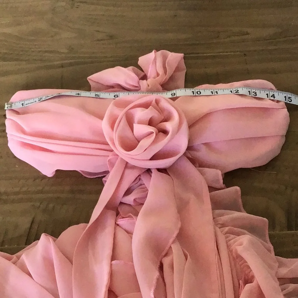 Beautiful Cut-Out Ruffle Maxi Dress - Picture 11 of 11